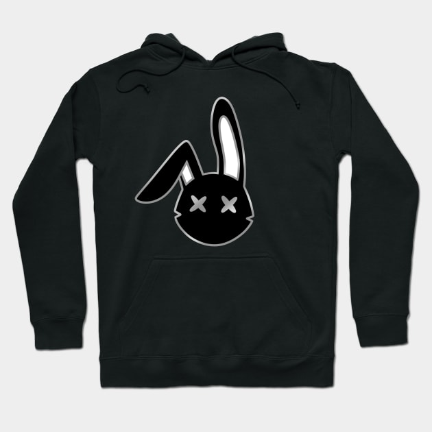Black bunny hoodie store